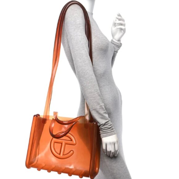 Telfar & Melissa Medium Jelly Bag- Brown - Picture 7 of 7